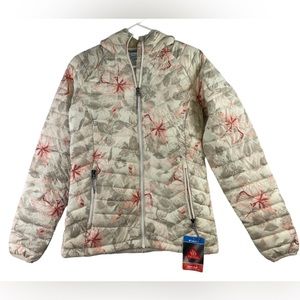 Columbia Sportswear Womens Size Small Powder Lite Hooded Jacket Coat Omni Heat